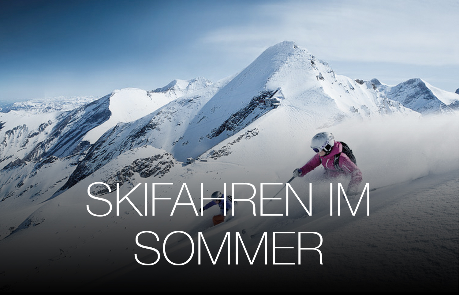 Skifahren im Sommer