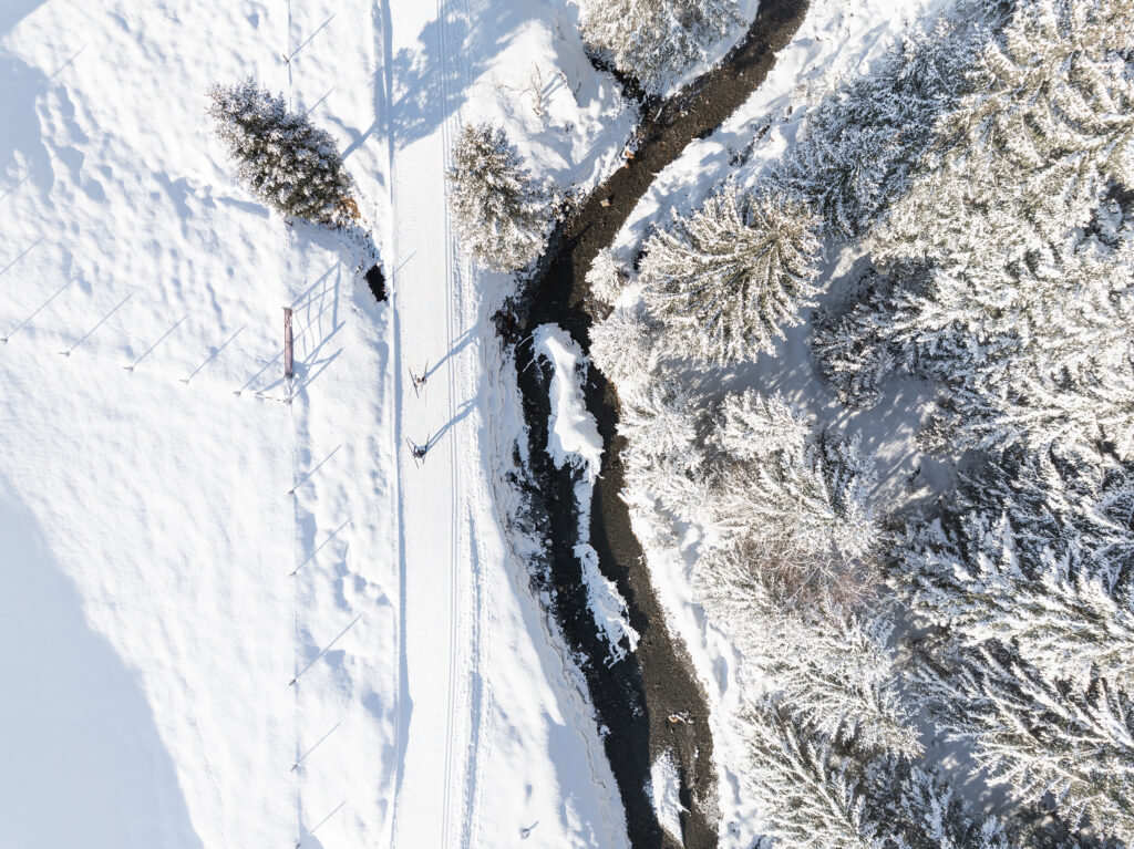 Winterlandschaft am Wasenmoos Mittersill / Pass Thurn.